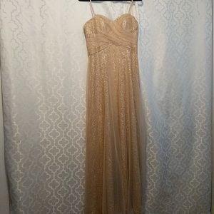 Rose Gold Sequin & Petal Tulle Sorella Vita Dress